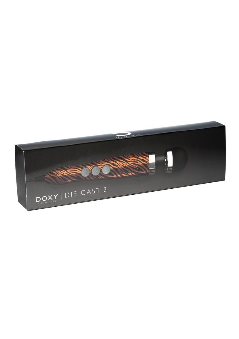 Doxy Die Cast 3 Wand Massager Pineapple Pattern Plug