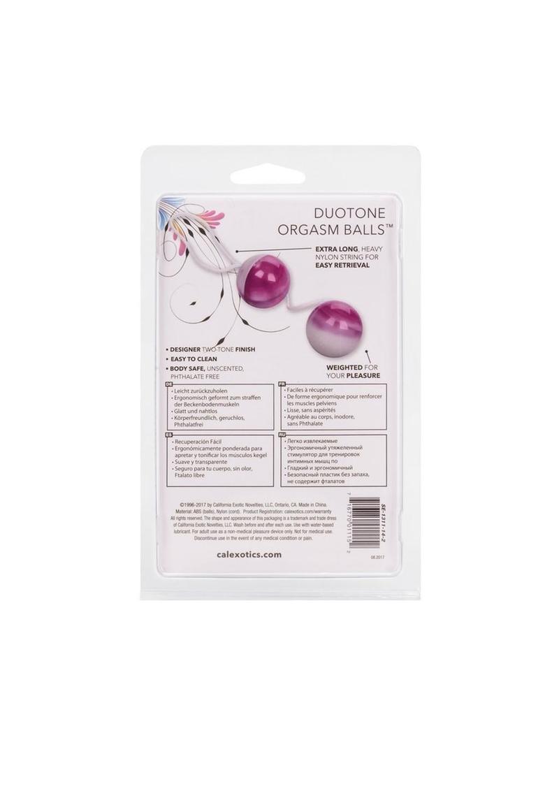 CalExotics Duotone Orgasm Balls Designer Two Tone