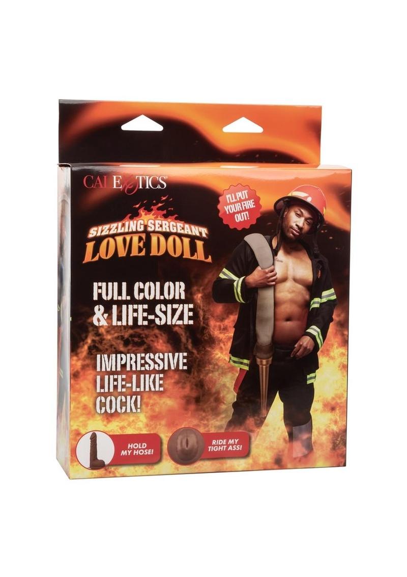 Sizzling Sergeant Love Doll Life-Size Full Color Firefighter Fantasy