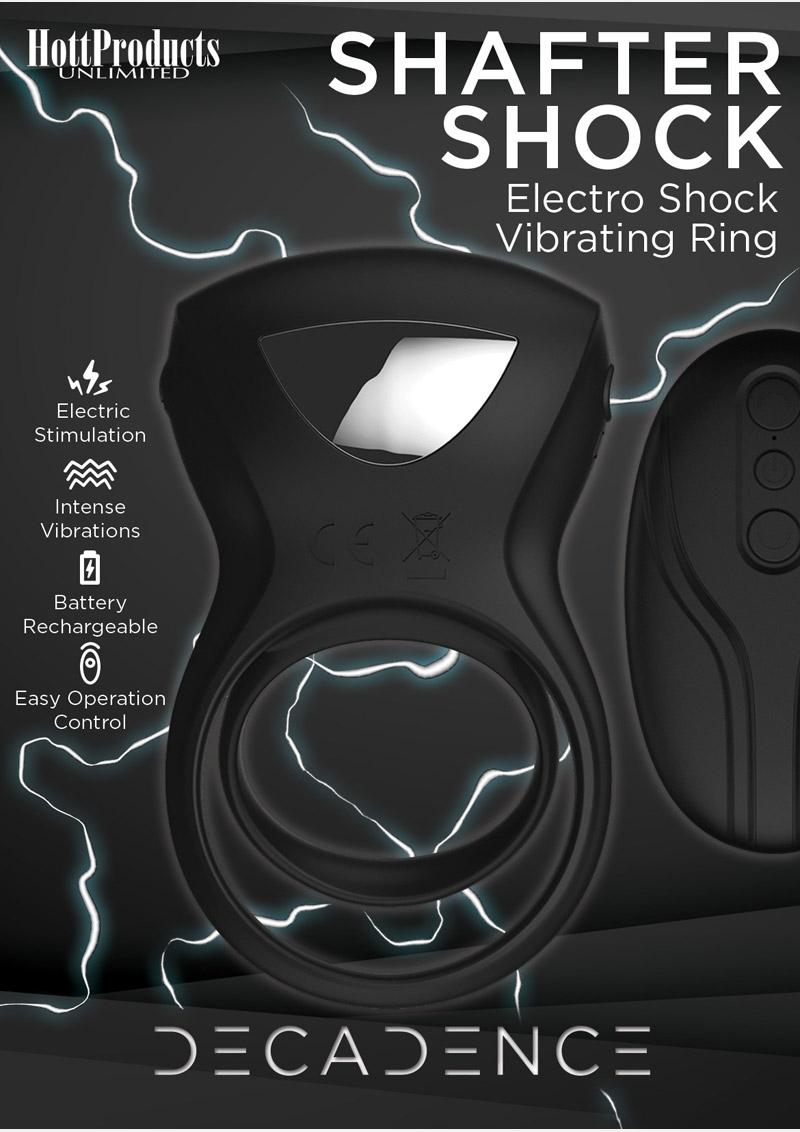 Decadence Shafter Shock Electro Shock Silicone Ring