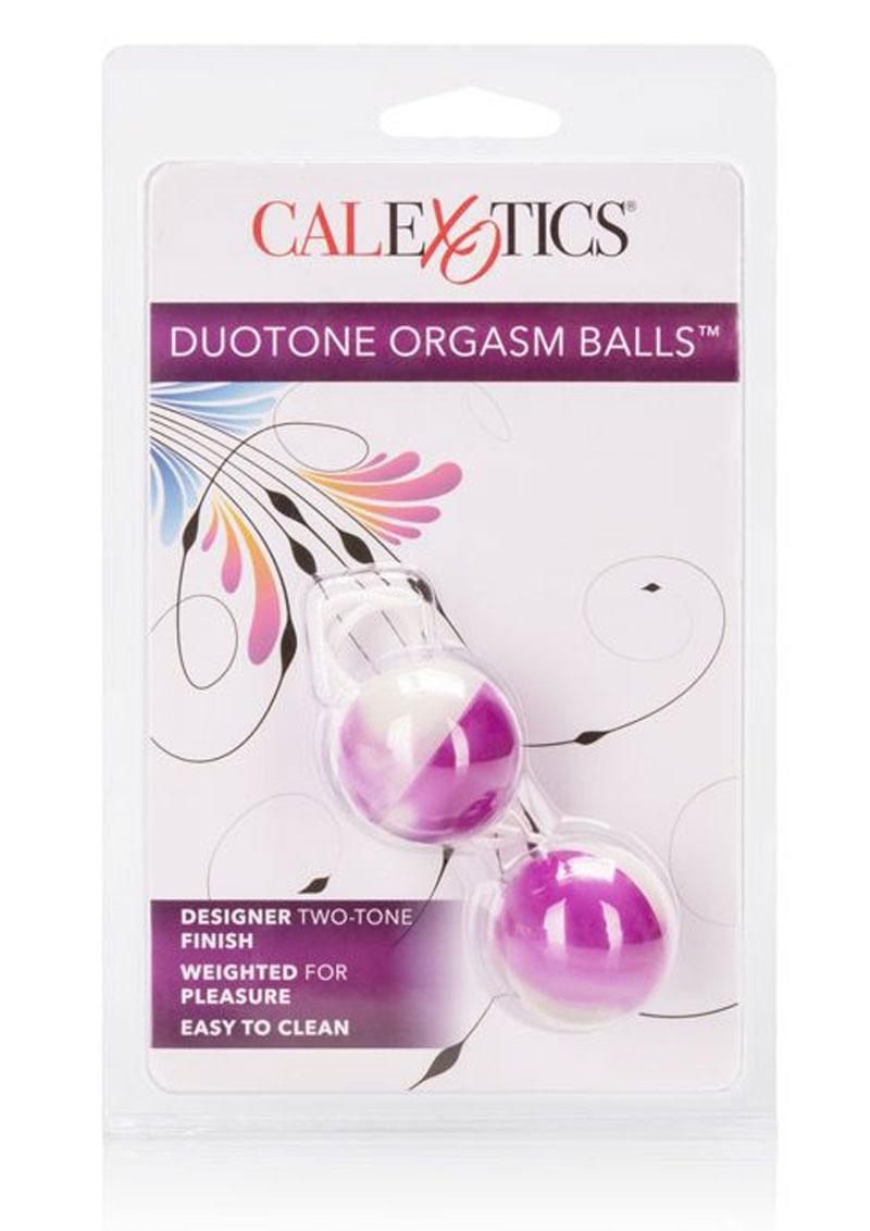 CalExotics Duotone Orgasm Balls Designer Two Tone