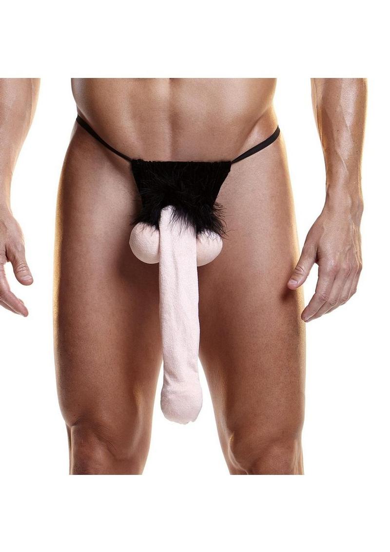 Fundies Foot Long Thong for Him Gag Gift with Paper Ruler