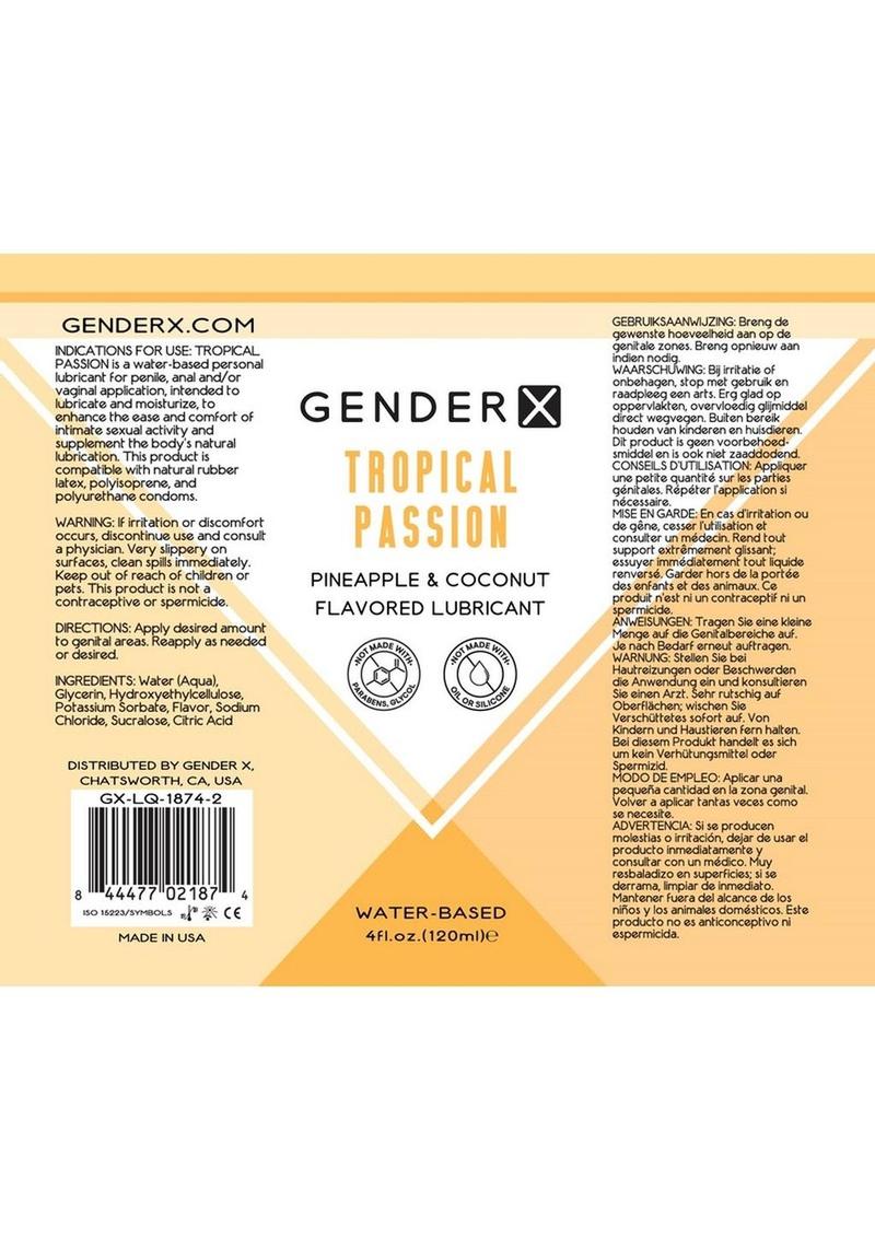 GenderX Tropical Passion Lubricant