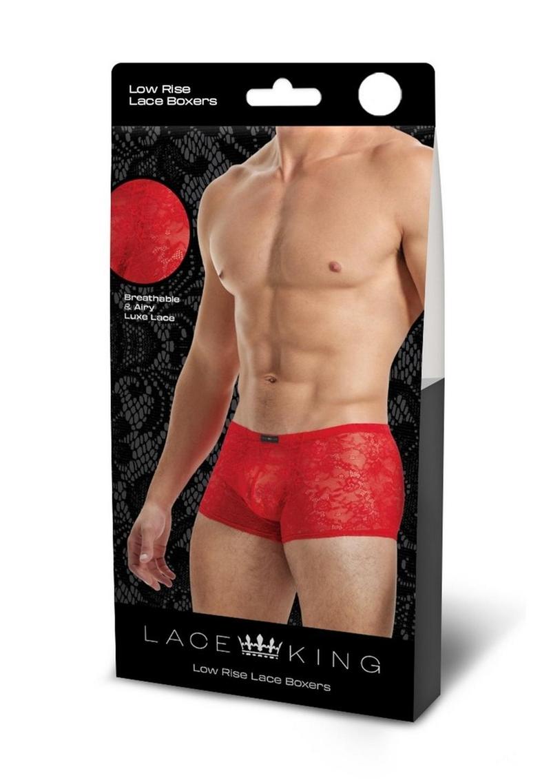 Lace King Low Rise Lace Boxers