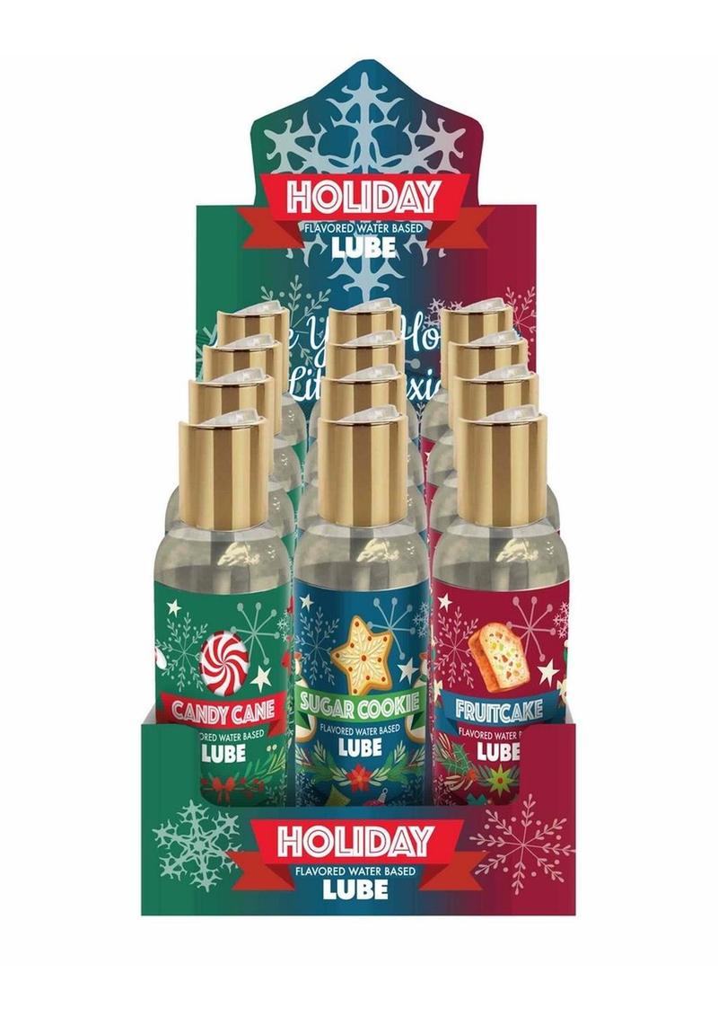 Holiday Flavored Water Based Lubricant Set