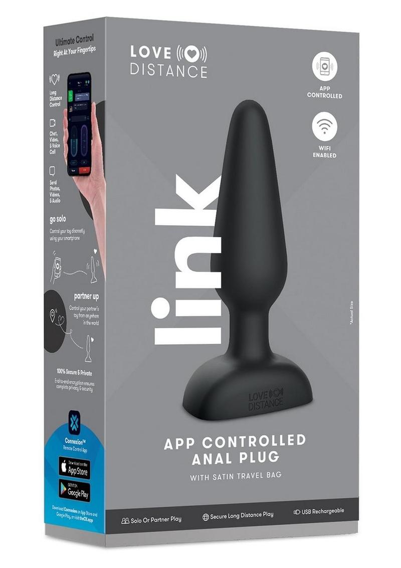 Love Distance Link App Rechargeable Controlled Anal Plug