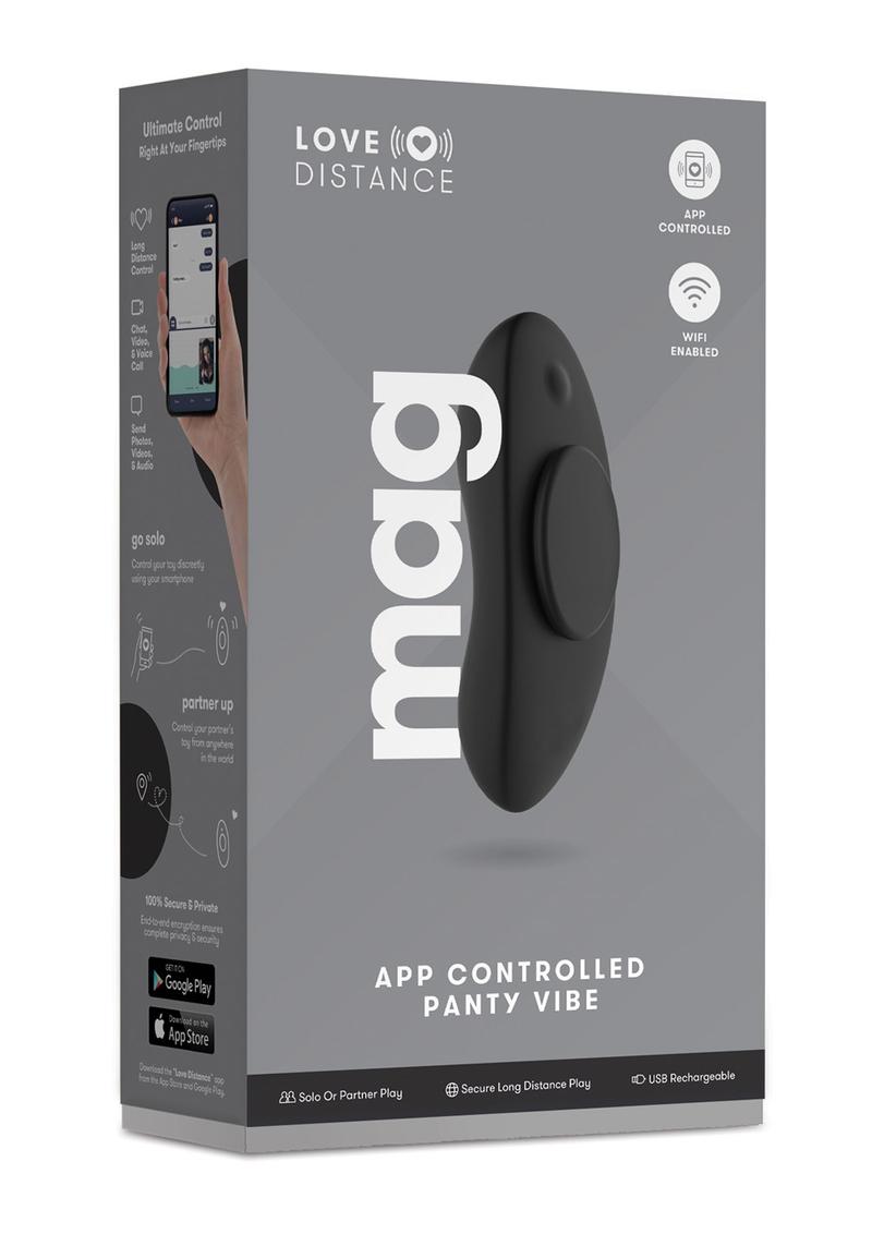 Love Distance Mag App Controlled Rechargeable Panty Vibe