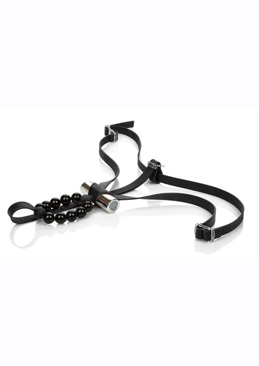 CalExotics Lover's Thong Panty Vibe With Pleasure Beads
