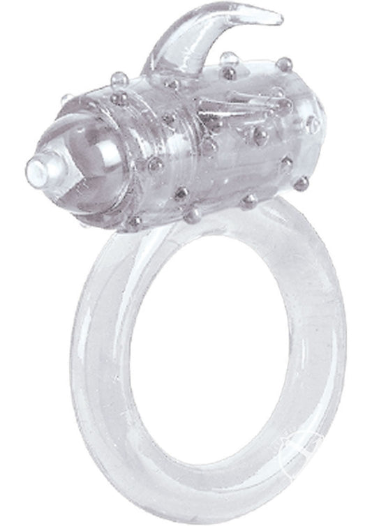 One Touch Flicker Vibrating Cock Ring With One Touch