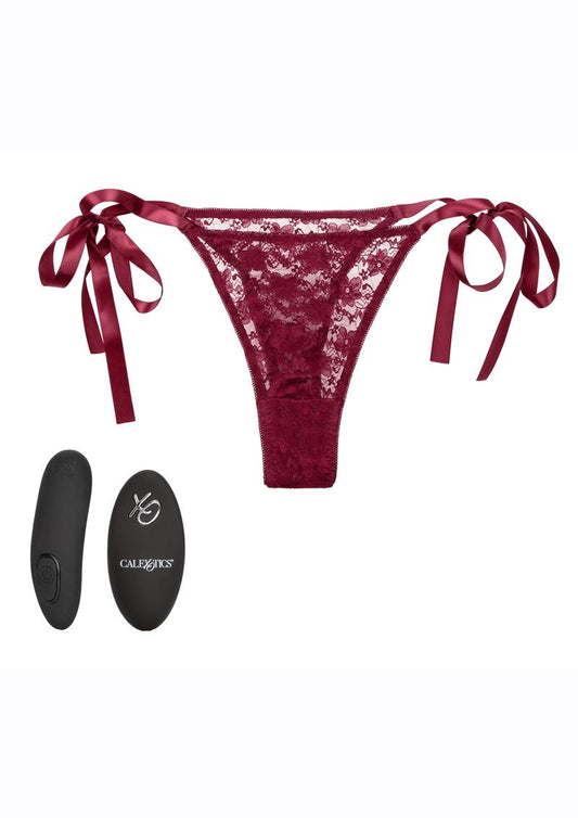 CalExotics Rechargeable Lace Thong Set
