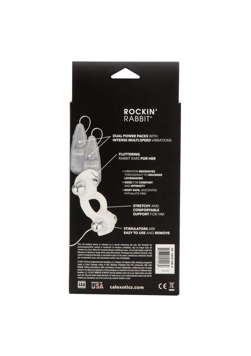 Rockin Rabbit Multi Speed Vibrating Cock Ring with Stimulators