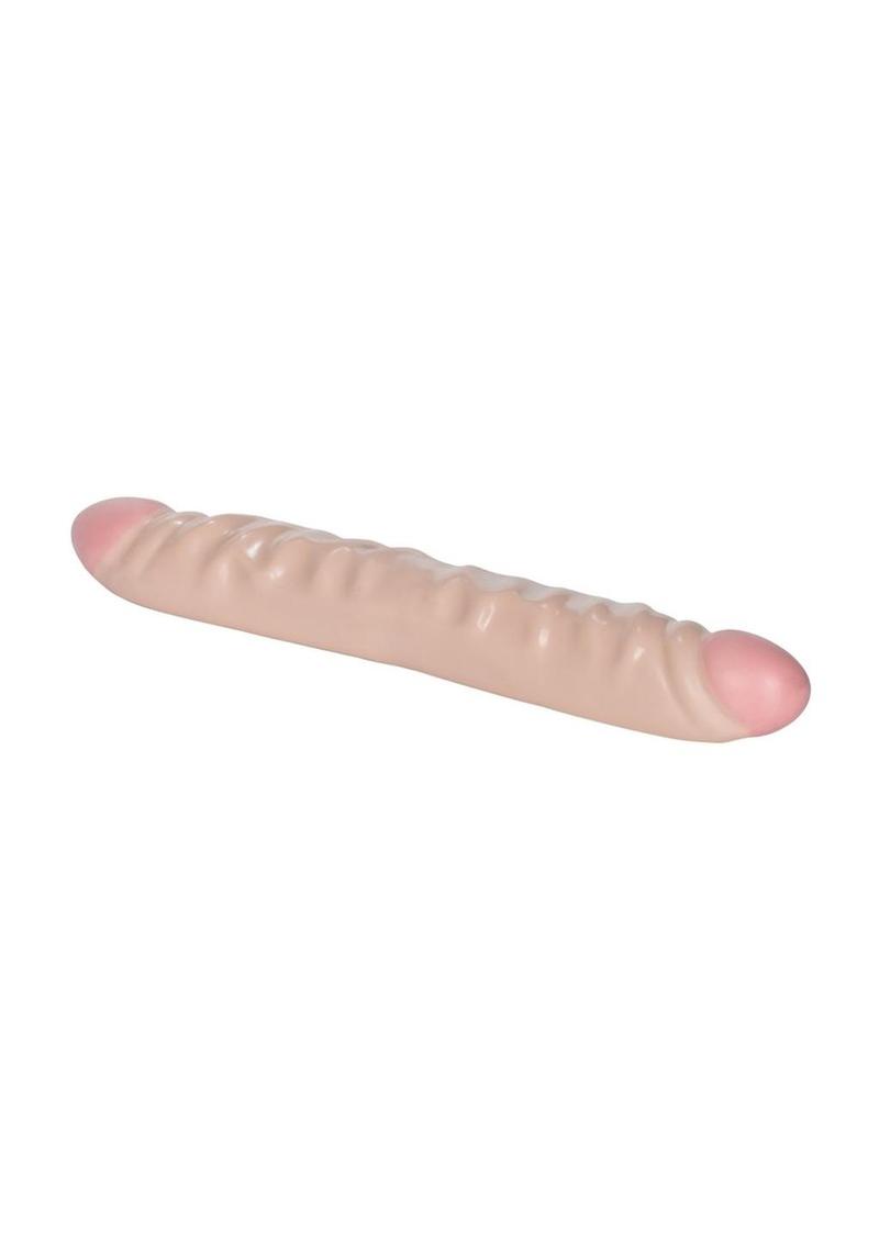 Ivory Duo Veined Double Dong